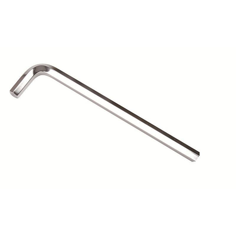 Llave hexagonal galvanizada de cabeza plana y brazo extralargo, métrica