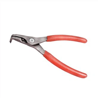 Alicates para anillos elásticos externos con punta doblada de 90 grados