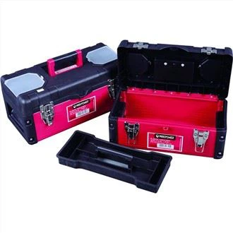 Caja de herramientas de hierro y plástico