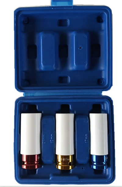 JUEGO DE VASOS DE IMPACTO PARED FINA Y PROFUNDA 3PZS 17MM 19MM 21MM