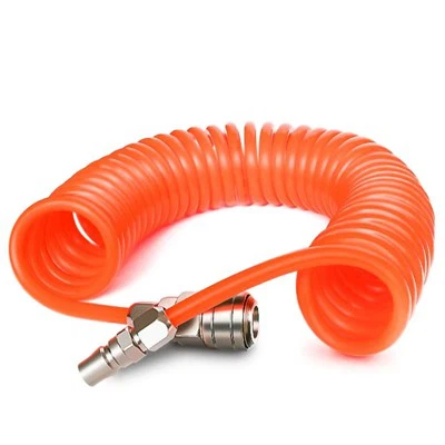 TUYAU SPIRALE EN PU CON RACCORDS RAPIDES 8X12MM/10M